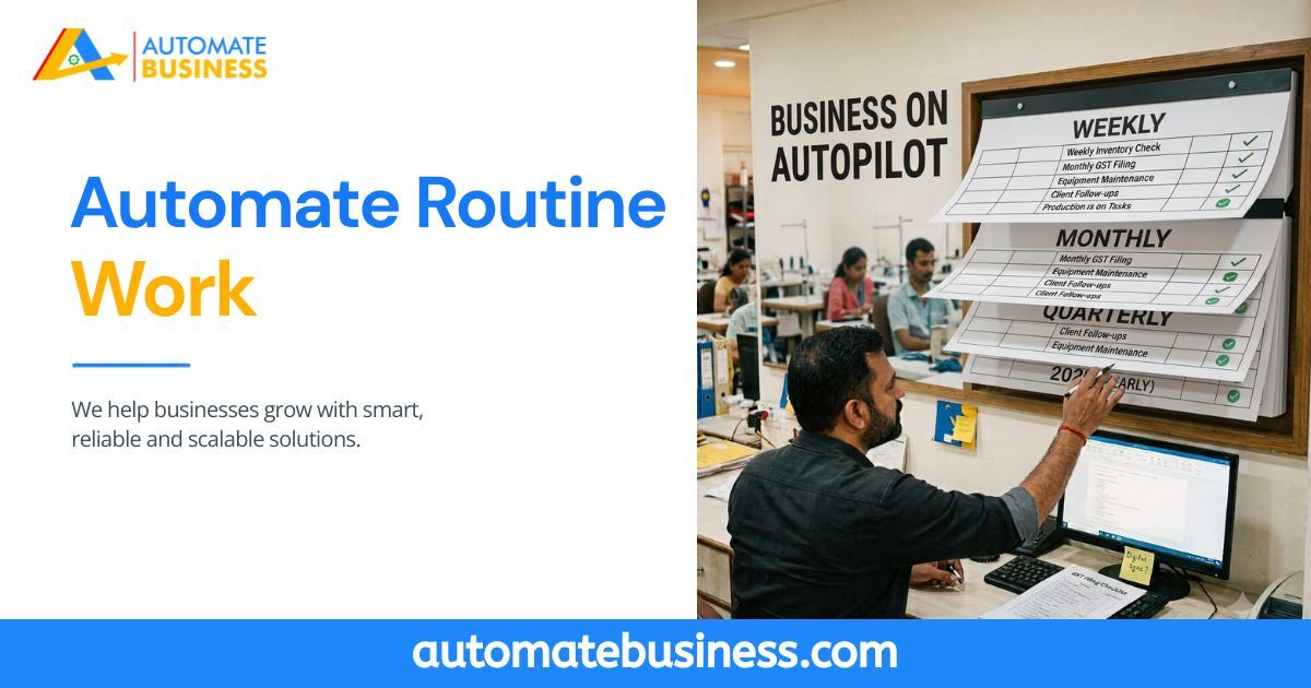 Automate routine work with recurring task management software for businesses.