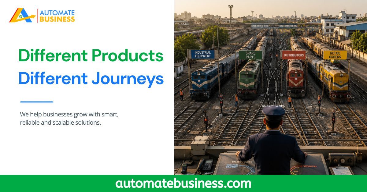 Automate CRM helps MSMEs manage multiple sales pipelines for different products, teams, and customer journeys.