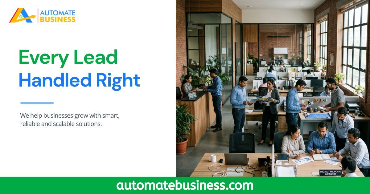 Automate CRM helps MSMEs standardize sales workflows so every lead is handled consistently with structured pipeline stages, task assignments, and follow-ups.