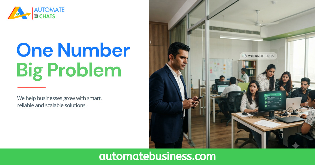 Automate Chats shared WhatsApp team inbox for MSMEs managing customer conversations with multiple team members.